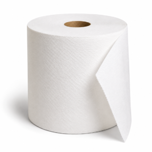 Hard Roll Towel White 10"
